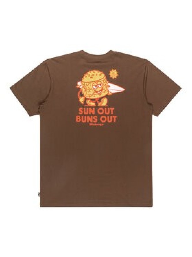 Billabong T-Shirt Gimmicks EBYZT00363 Brązowy Regular Fit