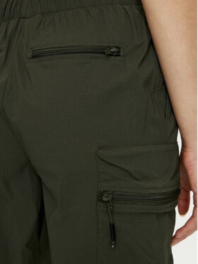 Rains Szorty sportowe Tomar Shorts 19310 Zielony Regular Fit