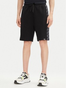 EA7 Emporio Armani Szorty sportowe 7M000217 AF12660 UC001 Czarny Regular Fit