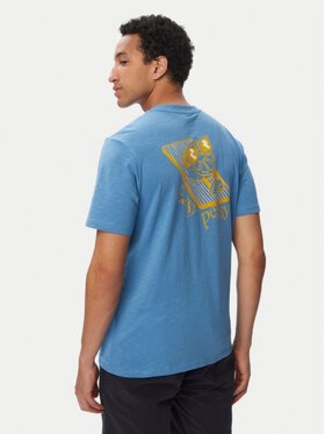 Napapijri T-Shirt S-Elior NP0A4HZY Niebieski Relaxed Fit