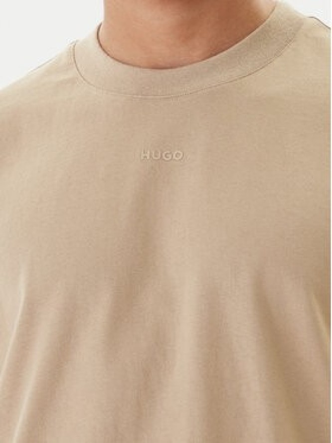 HUGO T-Shirt Dapolino 50488330 Beżowy Relaxed Fit