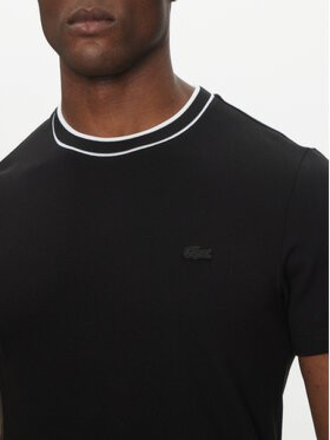 Lacoste T-Shirt TH8174 Czarny Regular Fit