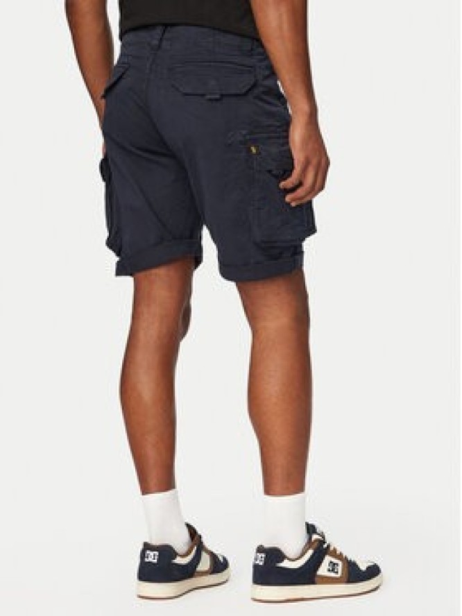 Alpha Industries Szorty materiałowe Crew 176203 Granatowy Regular Fit