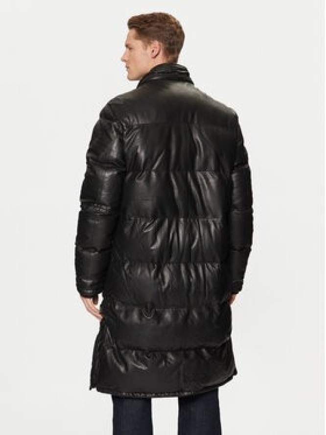 Serge Pariente Kurtka skórzana Vibes Czarny Regular Fit