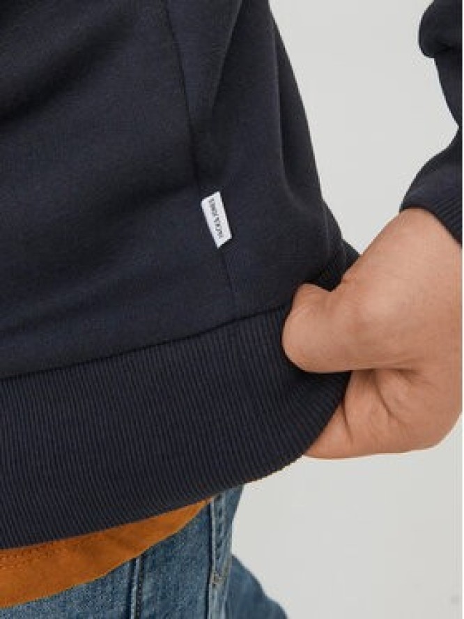 Jack & Jones Bluza Logo 12233597 Granatowy Standard Fit