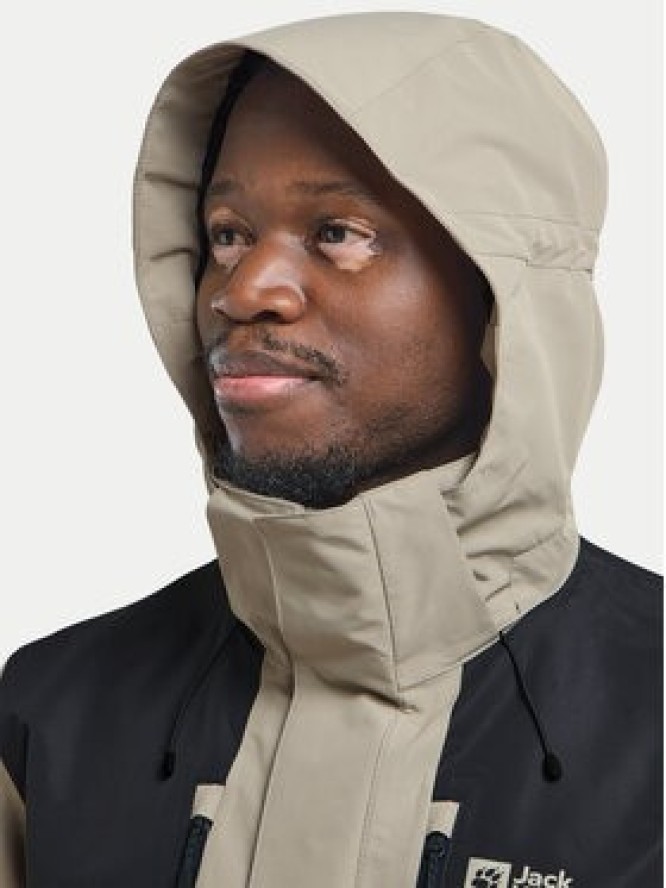 Jack Wolfskin Kurtka outdoor Jasper 2l 1108373 Szary Regular Fit