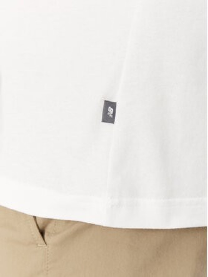 New Balance T-Shirt MT51978 Biały Relaxed Fit