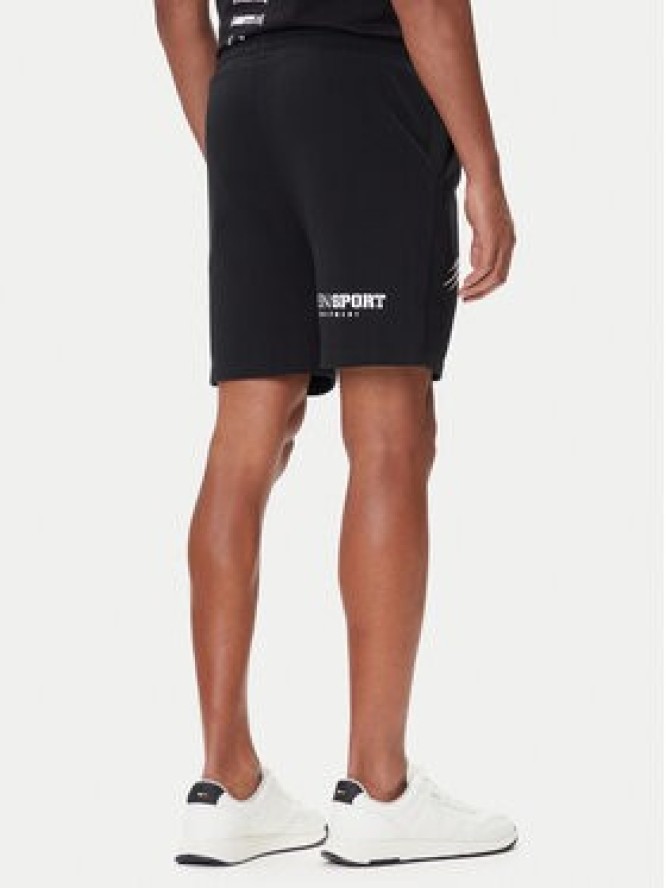 Plein Sport Szorty sportowe SAEC MJT2473 STE001N Czarny Regular Fit