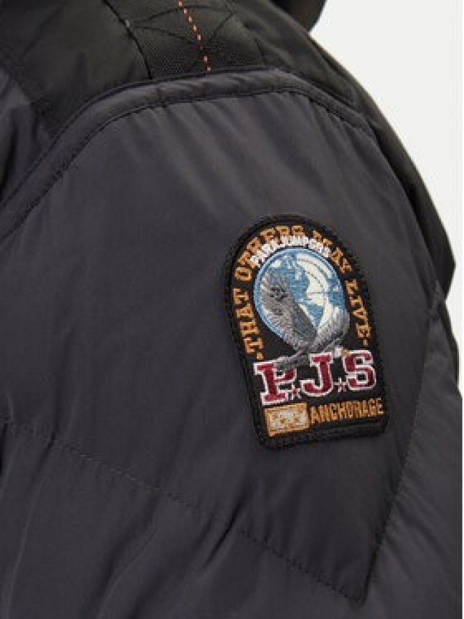 Parajumpers Kurtka puchowa Long Bear 25WMPMPUHF04 Czarny Regular Fit