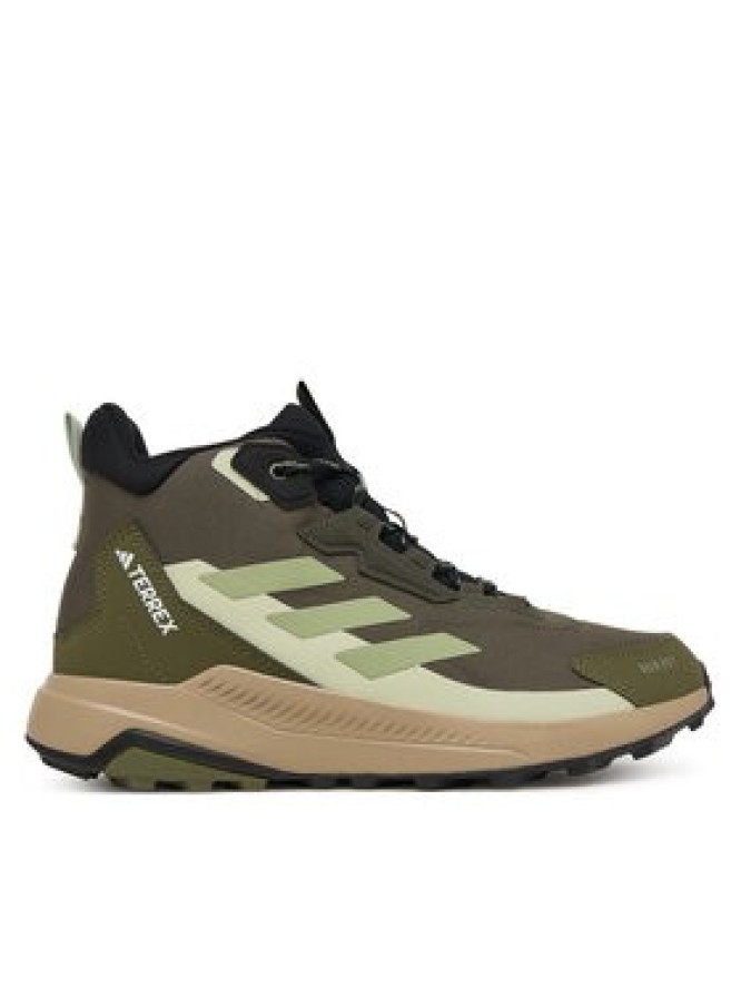 adidas Trekkingi Terrex Anylander Mid Rain.Rdy Hiking Shoes JR6594 Brązowy