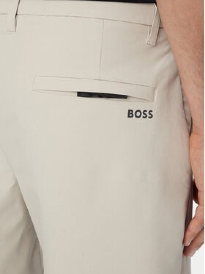 BOSS Szorty materiałowe S Commuter 10.5 Inch 50540337 Beżowy jasny Slim Fit