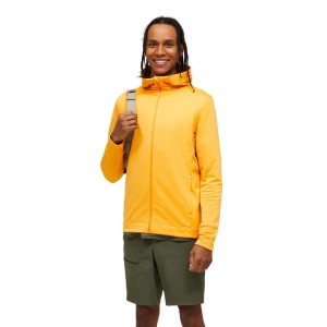 Bluza Peak Performance męska Rider Tech Zip Hood pomarańczowa - XL