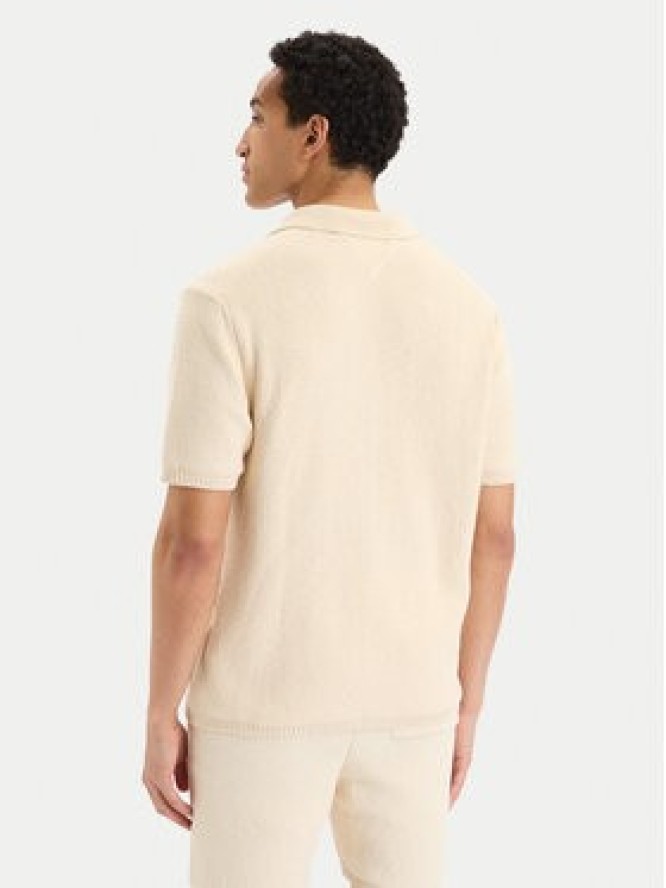 Tommy Hilfiger Koszula MW0MW42796 Kremowy Regular Fit