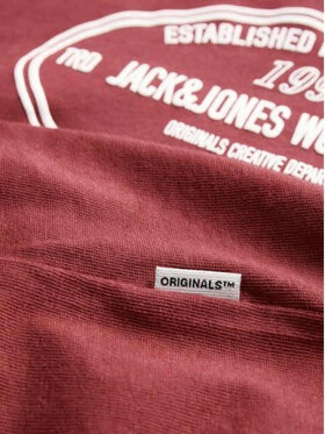 Jack & Jones T-Shirt York 12283800 Czerwony Relaxed Fit