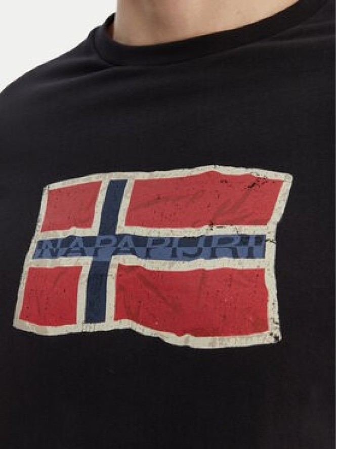 Napapijri T-Shirt S-Mahsa NP0A4FZB Czarny Regular Fit