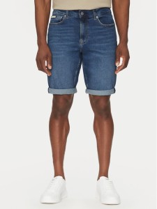 Calvin Klein Jeans Szorty jeansowe J30J327184 Niebieski Slim Fit