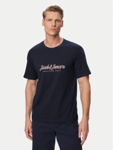 Jack & Jones T-Shirt Montauk Type 12290887 Niebieski Regular Fit