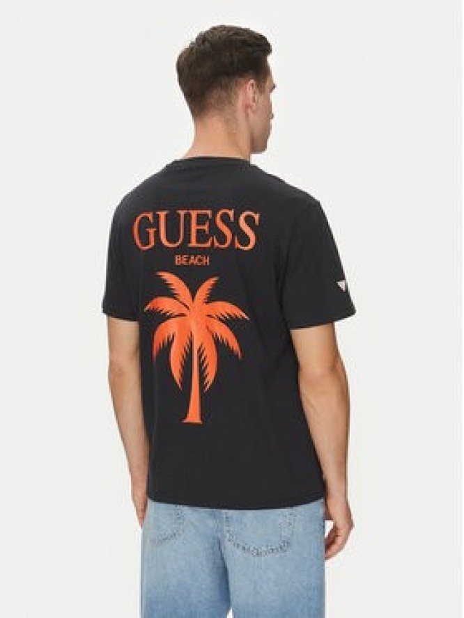 Guess T-Shirt F5GI09 KA260 Czarny Regular Fit