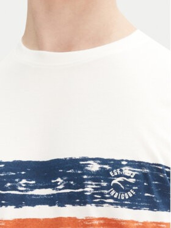 INDICODE T-Shirt Caron 41-051 Niebieski Regular Fit