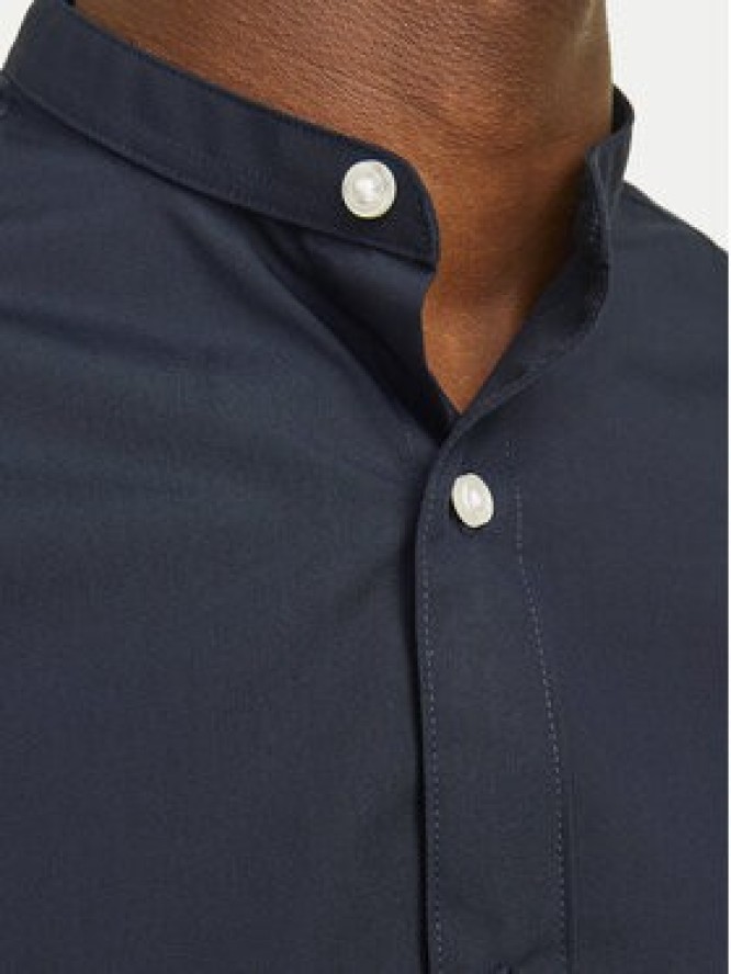 Jack & Jones Koszula Joe 12205921 Granatowy Slim Fit