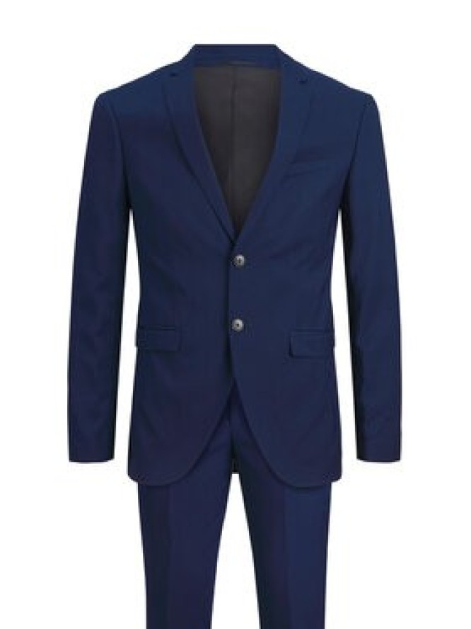 Jack & Jones Garnitur Franco 12181339 Granatowy Super Slim Fit