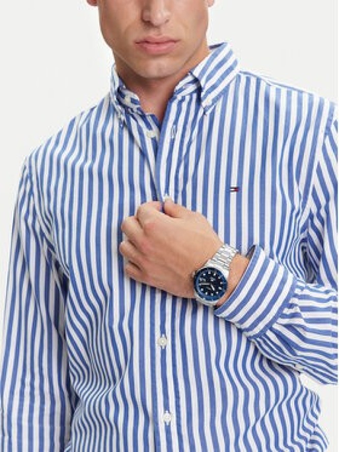 Fossil Zegarek Blue FS6029 Srebrny