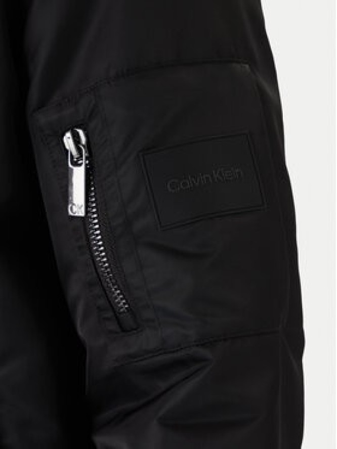 Calvin Klein Kurtka bomber Hero K10K109907 Czarny Relaxed Fit