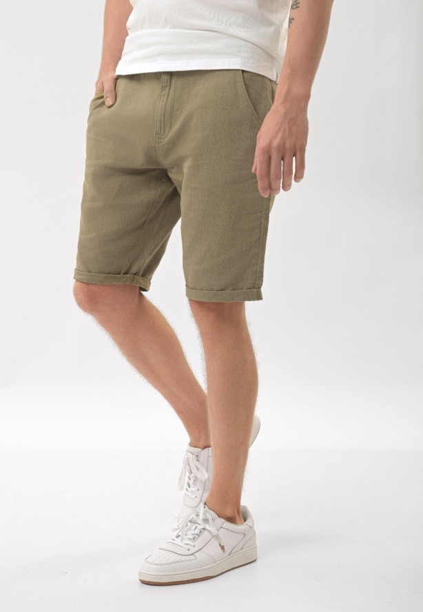 Lniane szorty, Regular Fit, P-GOUDS