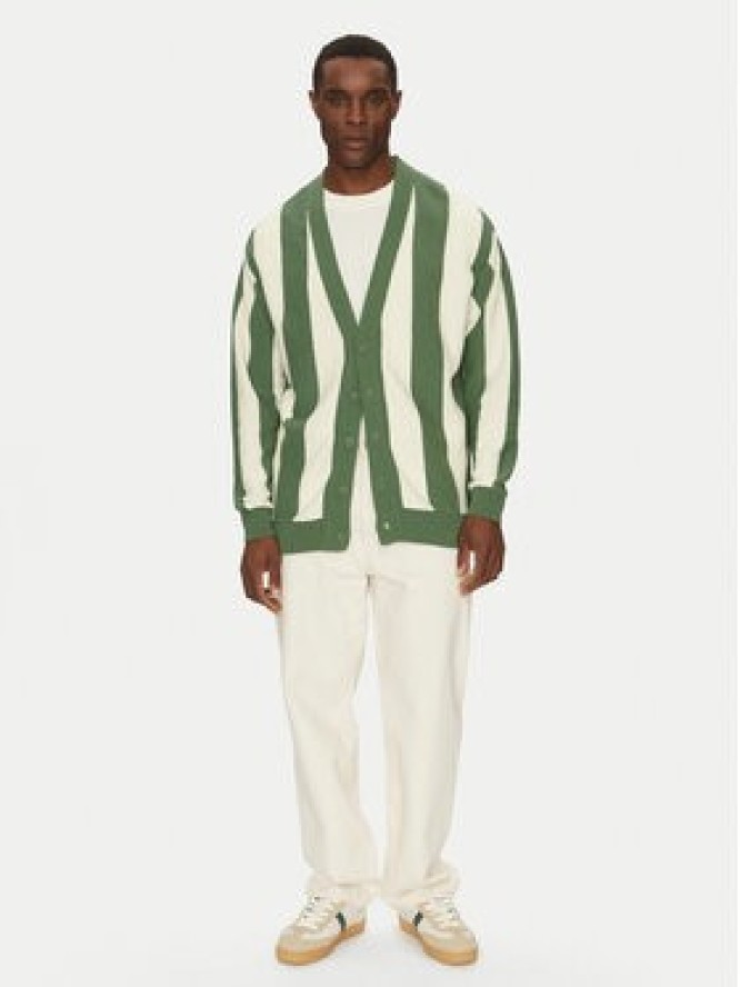 Mustang Kardigan Edgar 1016303 Zielony Regular Fit