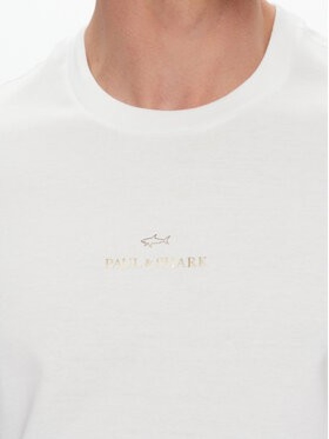 Paul&Shark T-Shirt C0P1240 Biały Regular Fit