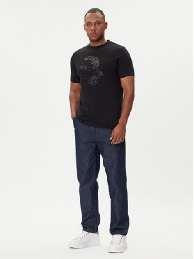 KARL LAGERFELD T-Shirt 755046 554225 Czarny Regular Fit