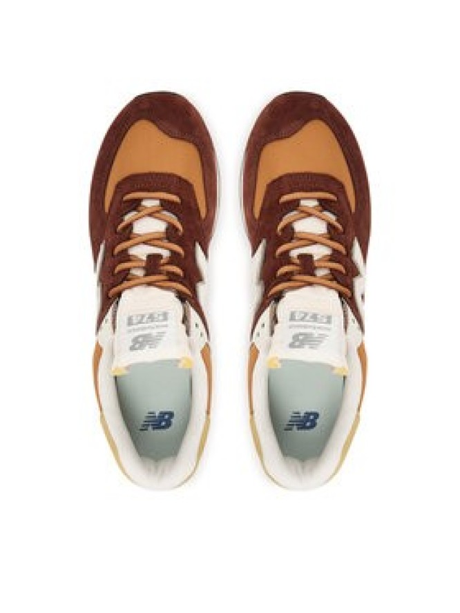 New Balance Sneakersy U574MRR Brązowy