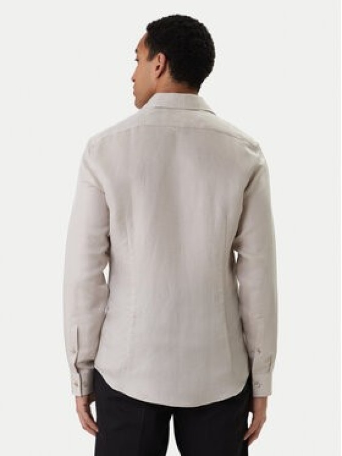 Calvin Klein Koszula LV019EU121 Beżowy Regular Fit