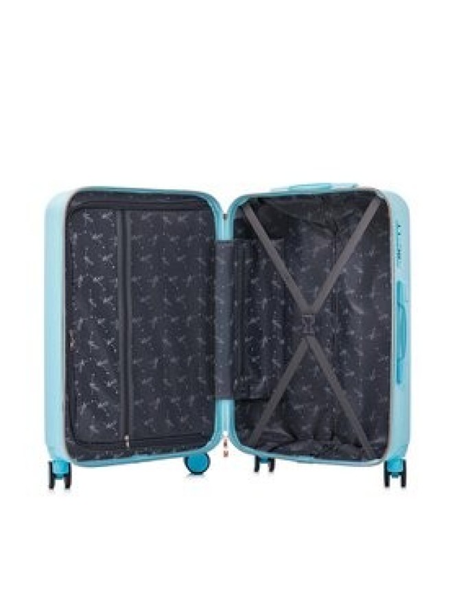 Semi Line Walizka duża T5723-4 Błękitny