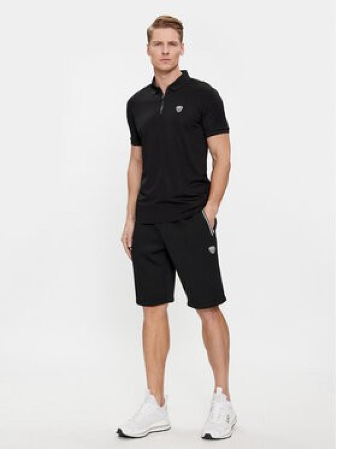 EA7 Emporio Armani Szorty sportowe 8NPS08 PJ4EZ 1200 Czarny Regular Fit