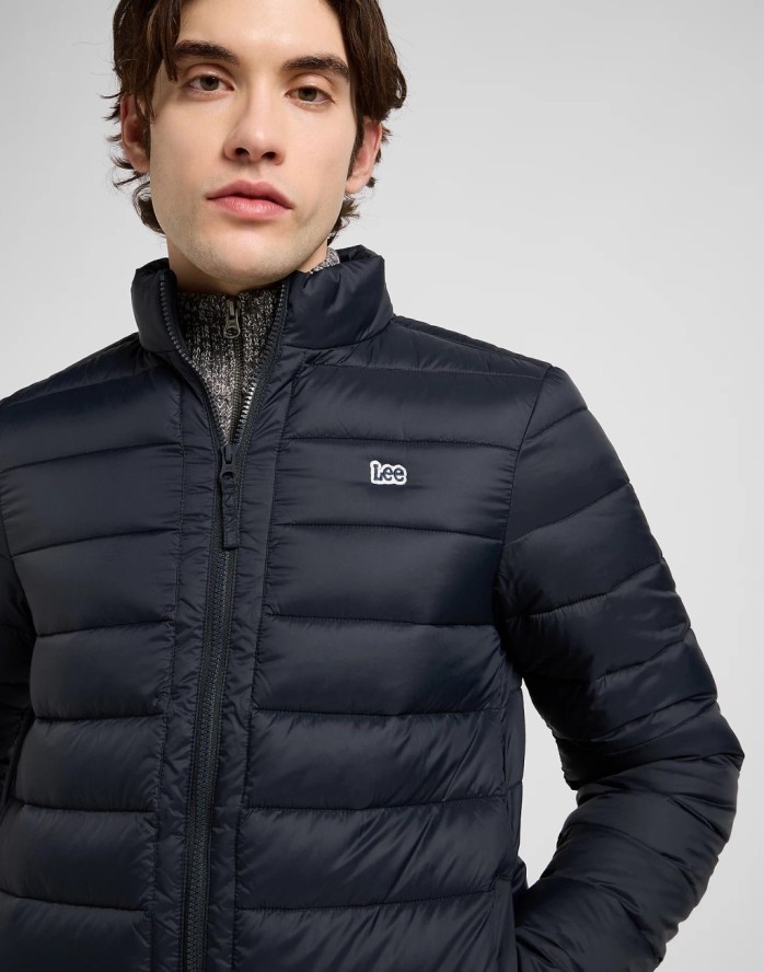MESKA KURTKA LEE STAND COLLAR PUFFER BLACK 112370431