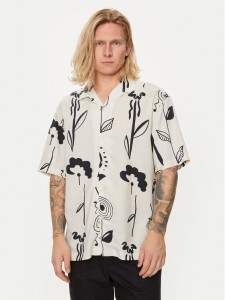 Selected Homme Koszula Slhrelax-Rajesh 16091066 Biały Relaxed Fit