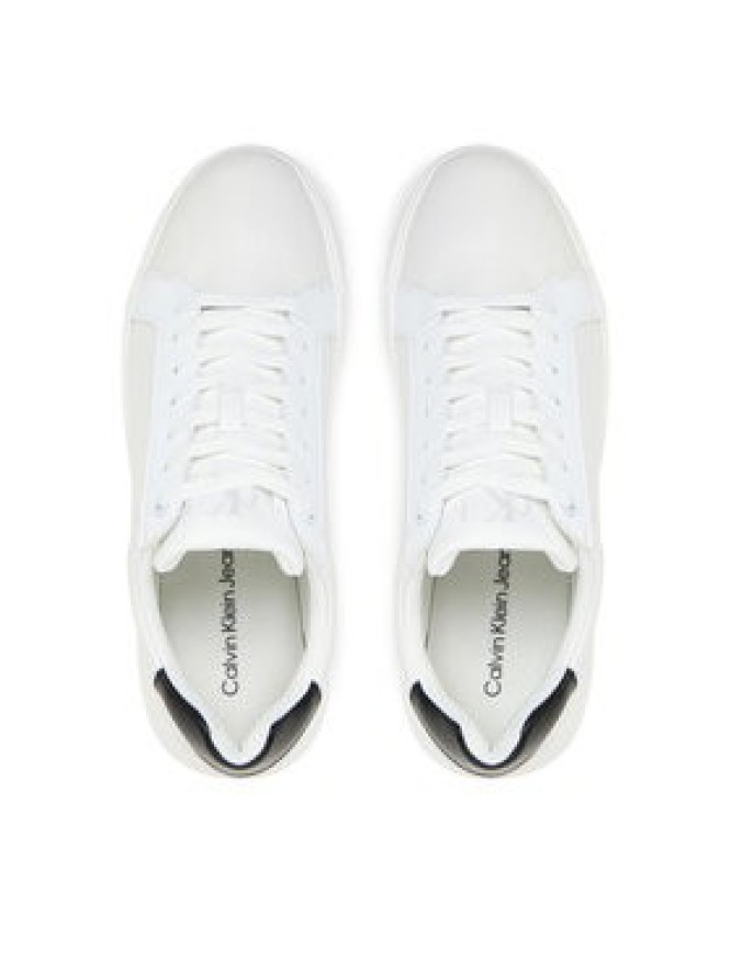 Calvin Klein Jeans Sneakersy Chunky Cupsole Lth Mg Tc YM0YM01198 Biały