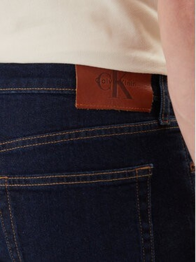 Calvin Klein Jeans Jeansy LV04RF757G Granatowy Slim Fit