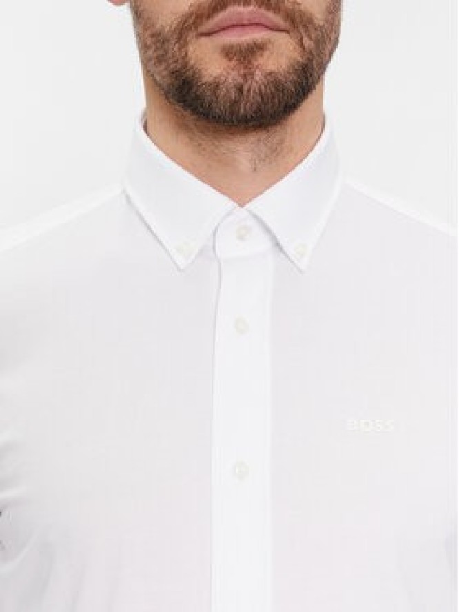 Boss Koszula 50469378 Biały Regular Fit