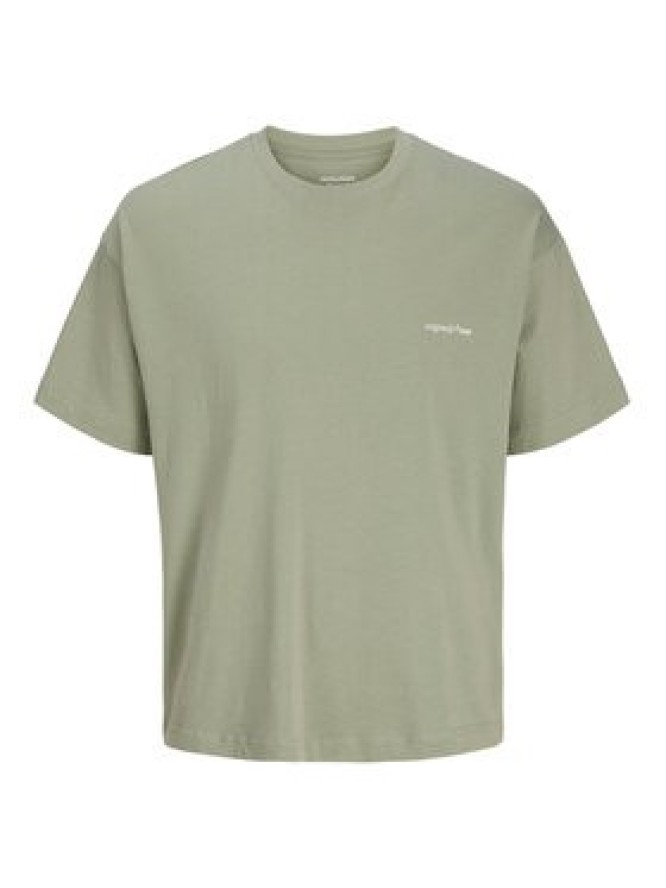 Jack & Jones T-Shirt Montauk Back 12290892 Zielony Regular Fit