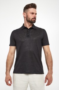 Polo męskie lniane PAUL&SHARK