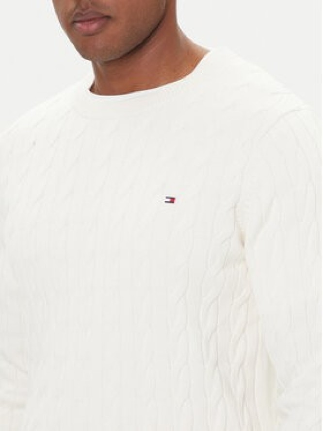 Tommy Hilfiger Sweter MW0MW33132 Écru Regular Fit