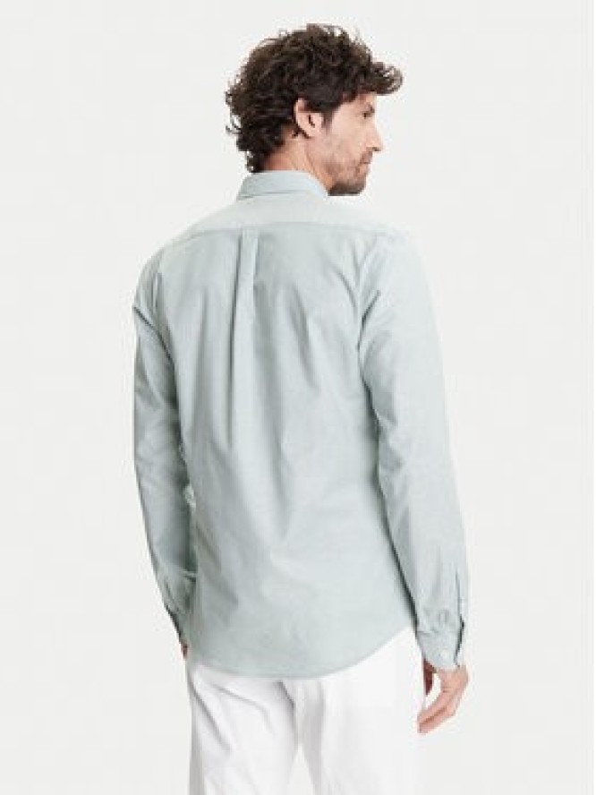 Lindbergh Koszula 30-203174 Zielony Slim Fit