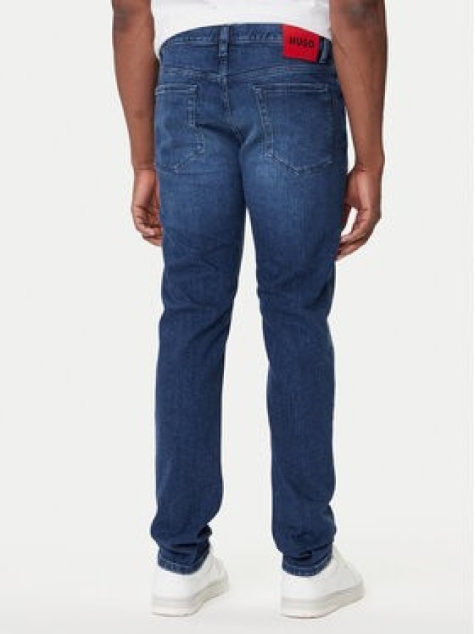 HUGO Jeansy 50542689 Granatowy Slim Fit