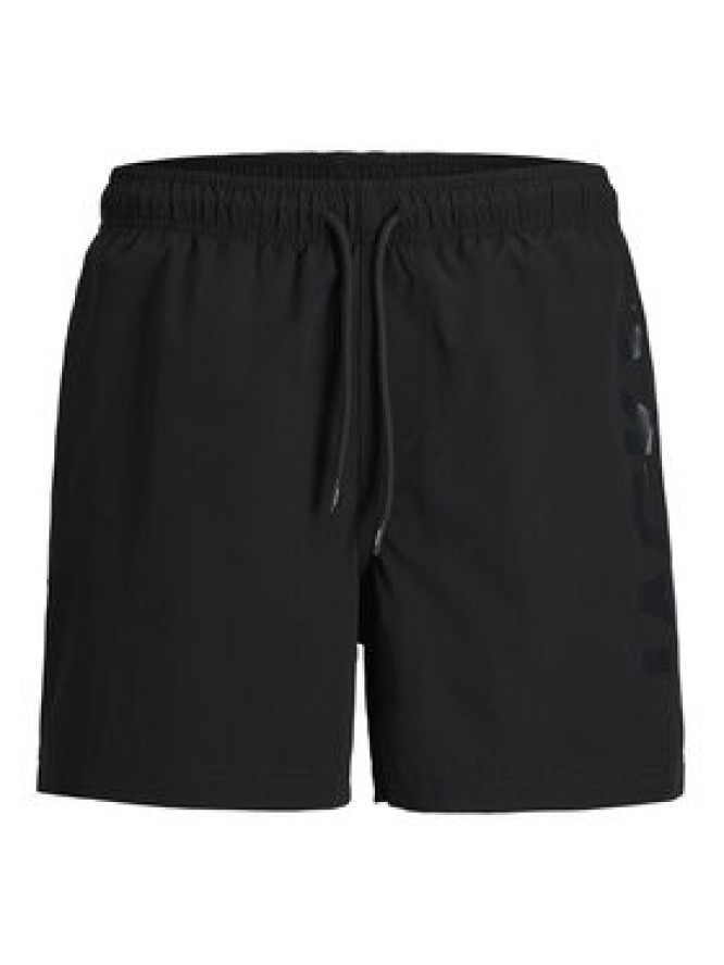 Jack & Jones Szorty kąpielowe Maui Wave 12291391 Czarny Regular Fit