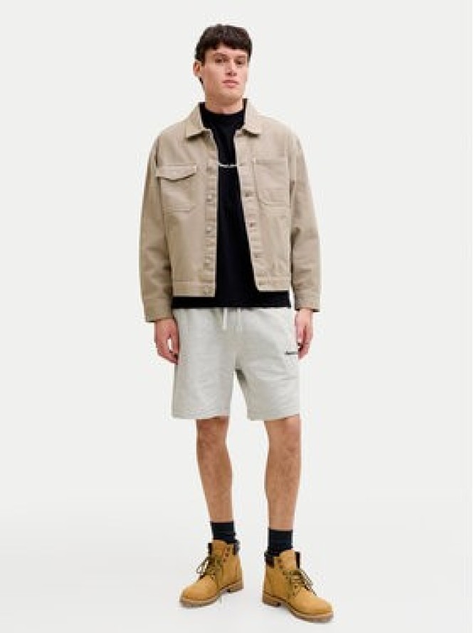 Jack & Jones Szorty sportowe Karl Norrebro 12292565 Écru Regular Fit