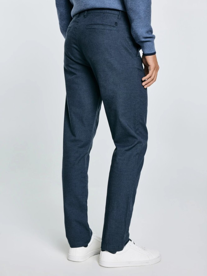 Spodnie męskie chinosy granatowe Erhati 403