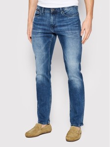 Tommy Jeans Jeansy Scanton DM0DM09564 Granatowy Slim Fit
