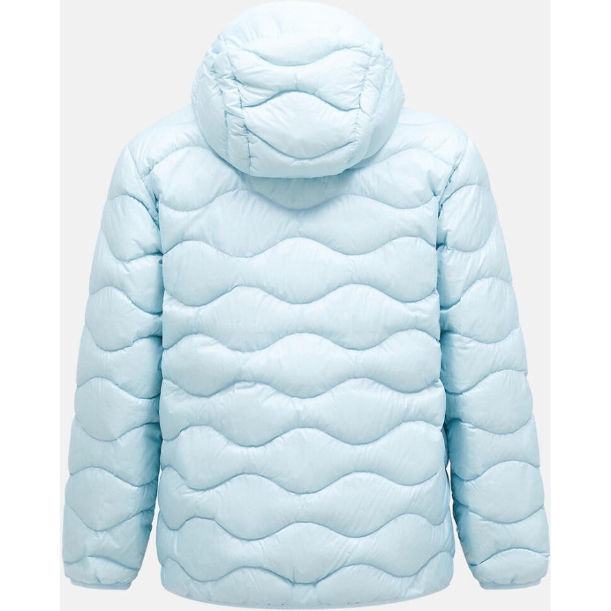 Kurtka Peak Performance puchowa męska Helium Down Hood Jacket niebieska - XL